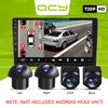 QCY SZ2053D/4007 360° Panoramic Camera 3D 720P Front/Rear/Left/Right 360 Bird View Camera for Car Android Radio Stereo