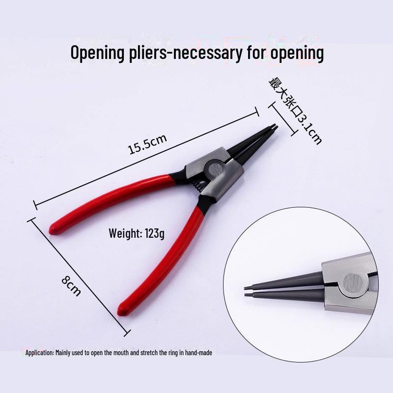 Handmade Mini Needle-Nosed Jewelry Pliers - DIY Craft Tool