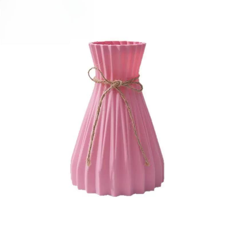Seil Plastikvase Blumenarrangement DIY Blumentopf Wohnzimmer Porzellanimitation Blumengefäß Heimdekoration Ornamente