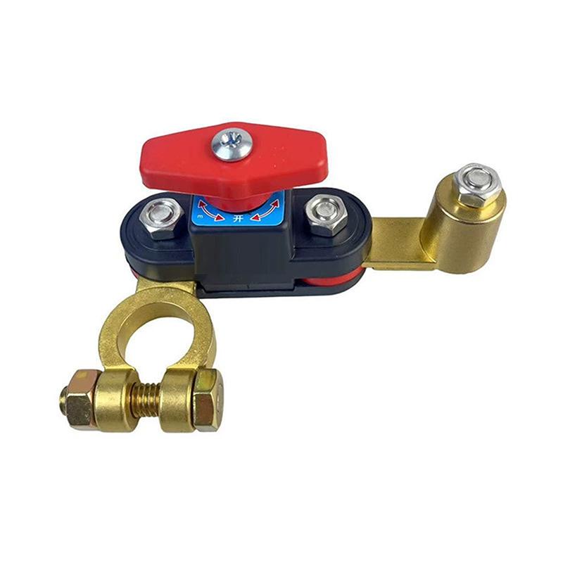 12V-24V Car Battery Disconnect Switch Bidirectional Joint Can Rotate Disconnect Switch Anti-Power Off Leakage Circuit Breaker