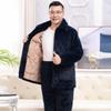 YUZHAOLIN Men's Thermal Fleece Winter Pajama Set