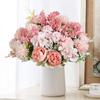 1/2PCS Artificial Flowers Embroidered Balls Peonies Wedding Wreath Home Room Outdoor Yard Garden Decor Bridal Bouquets DIY Gifts