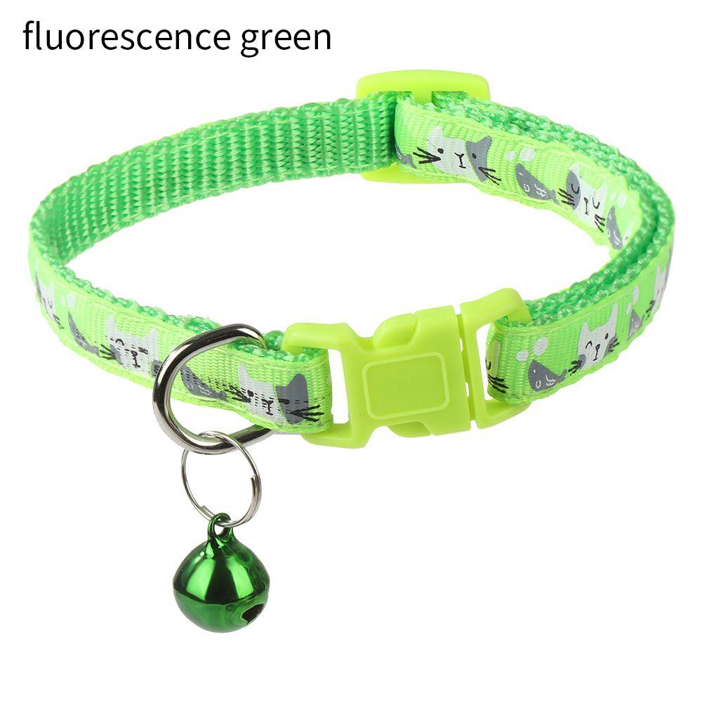 Nouveau collier de sécurité réglable avec clochette pour chaton, à libération rapide