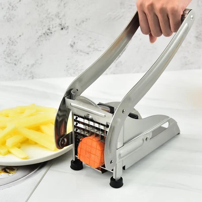 Multifunctional Manual French Fry, Vegetable, and Potato Strip Cutter