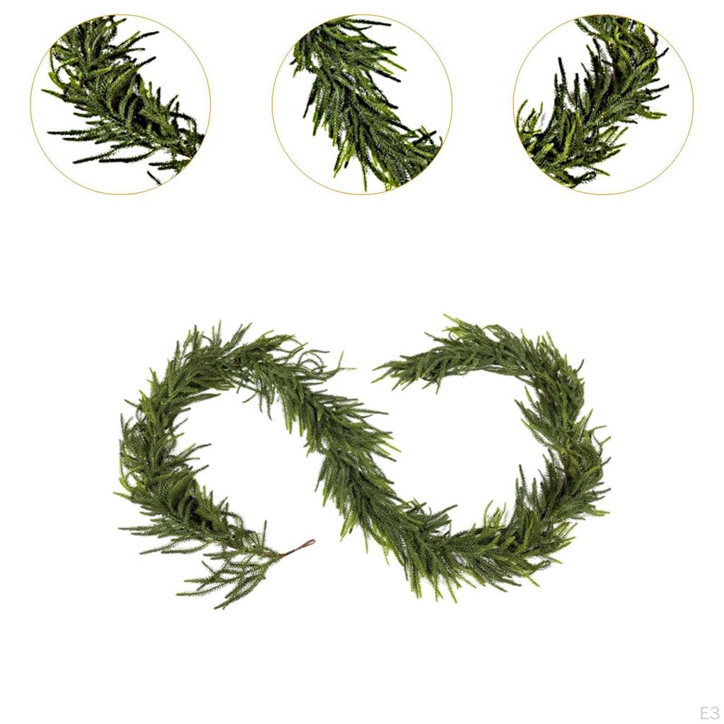 Weihnachtsgirlanden-Dekoration Kreativer Weihnachtsdekor Grünzeug für Partyzubehör