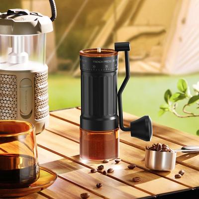 Ceramic Burr Manual Coffee Grinder 40 Adjustable Settings Portable Hand Crank Espresso Grinder Handheld Coffee Bean Grinder