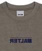 ALTER STUDIO Pigment Neat Logo T-Shirt_Khaki