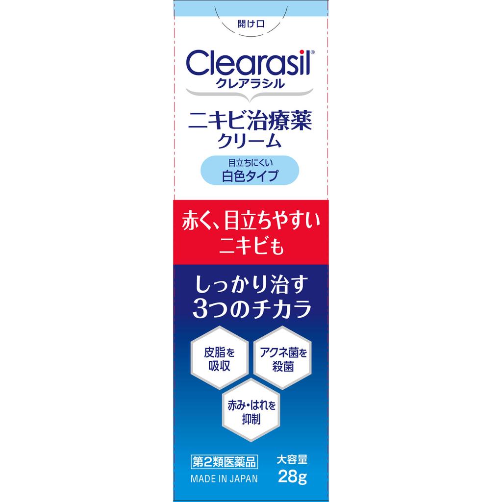 Reckitt Benckiser Cleracil Acne Treatment Cream White Type 28g Wound and Suppurative Skin Preparations Efficacy: Acne Acne
