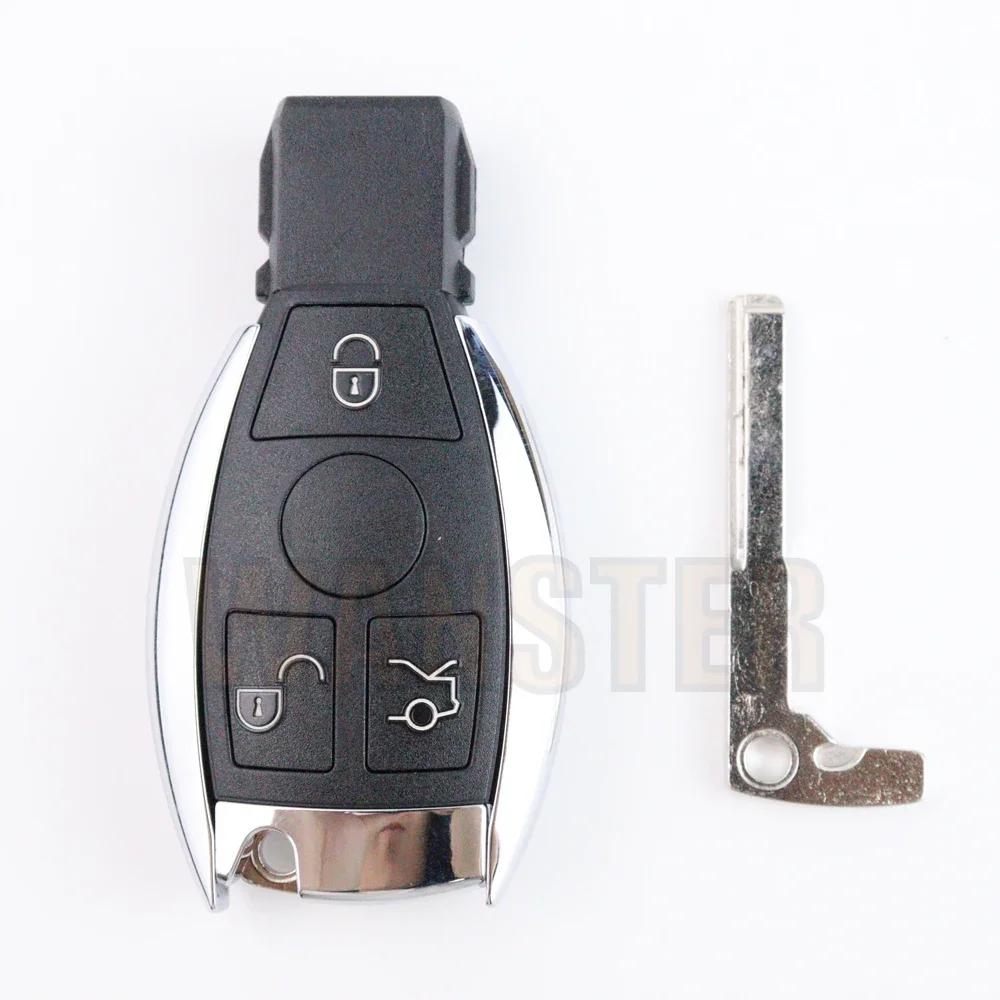 Custodia Guscio Chiave Auto 2 3 4 Pulsanti Per Mercedes Benz W210 W212 E63 W202 W207 Classe A/C/E/S W203 W204 W205 W211 W221 W222