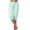 10 Color Women's Fashion Casual Solid Color Print Pants & Capris