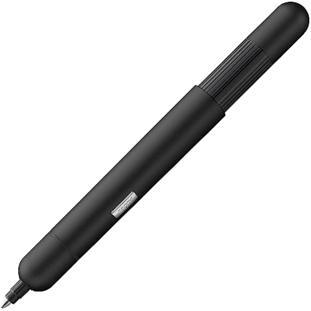 LAMY (Lamy) Pico Black Ballpoint Pen - Innovative Pocket Ballpoint Pen - One Push to Full Size Pe...