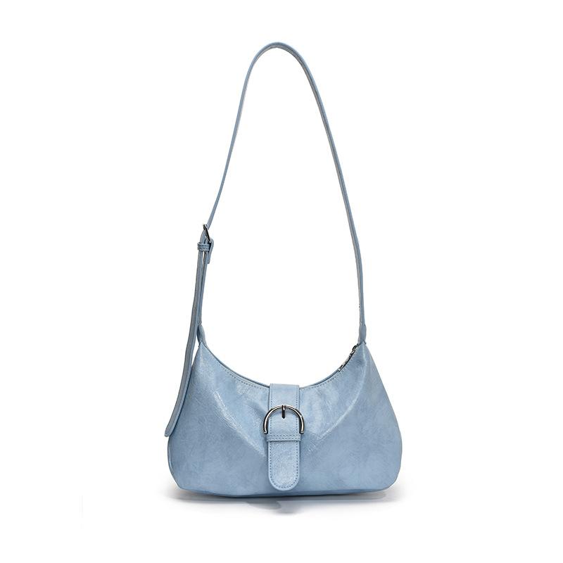 This year's popular simple Ou Ruofeng niche design hobo bag Hong Kong style fashionable leisure commuting versatile messenger bag women