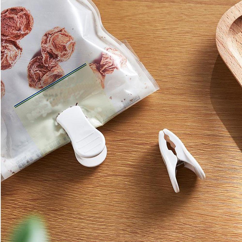 6 Pcs ABS Snack Bag Clip Non Slip Plastic Clips New Plastic Hangers  Snack Bag