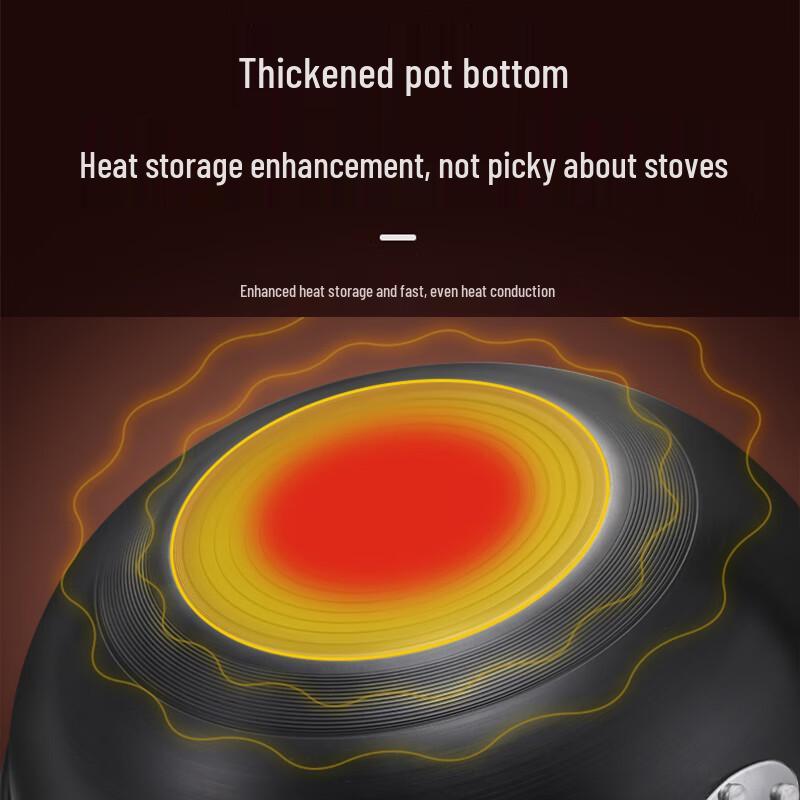 Zhang Xiaoquan Dongpo Familie Schwarzgold Eisen Wok