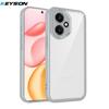 KEYSION Custodia Trasparente per Telefono per HONOR 400 400 Pro 5G Silicone+PC Cover Posteriore Trasparente Antiurto per Huawei Honor 400 Lite