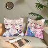 Anime Game FUWAMOCO Pillow Case Fashion Square Pillowcase Bedroom Sofa Room Ins Decoration Leisure