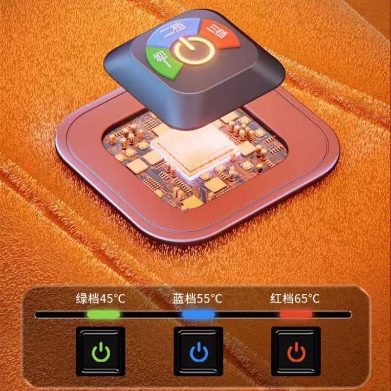 Car Heated Seat Cushion Winter Plush Seat Cushion Quick-Heating For Car, Home, 12V USB Electric Heating Single Pad
