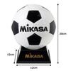 MIKASA Soccer Mascot Ball display (with stand) White/Black PKC2-W/BK