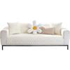 Nordic Washed Cotton Sofa Cushion Modern Non-Slip Jacquard Cover Universal Four Seasons Bed & Breakfast Use