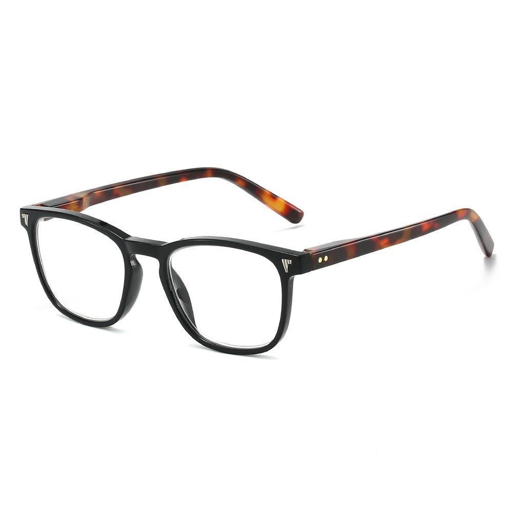 New Anti-blue Light Glasses for Men and Women, Korean Style, Fashionable Square Frame, Ultra-light, High-definition, Suitable for Middle-aged and