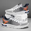 Men's Lace Up Breathable Running Shoes Lightweight Casual Sports Shoes Korean Version Trendy Mesh Summer Lightweight Deodorizing