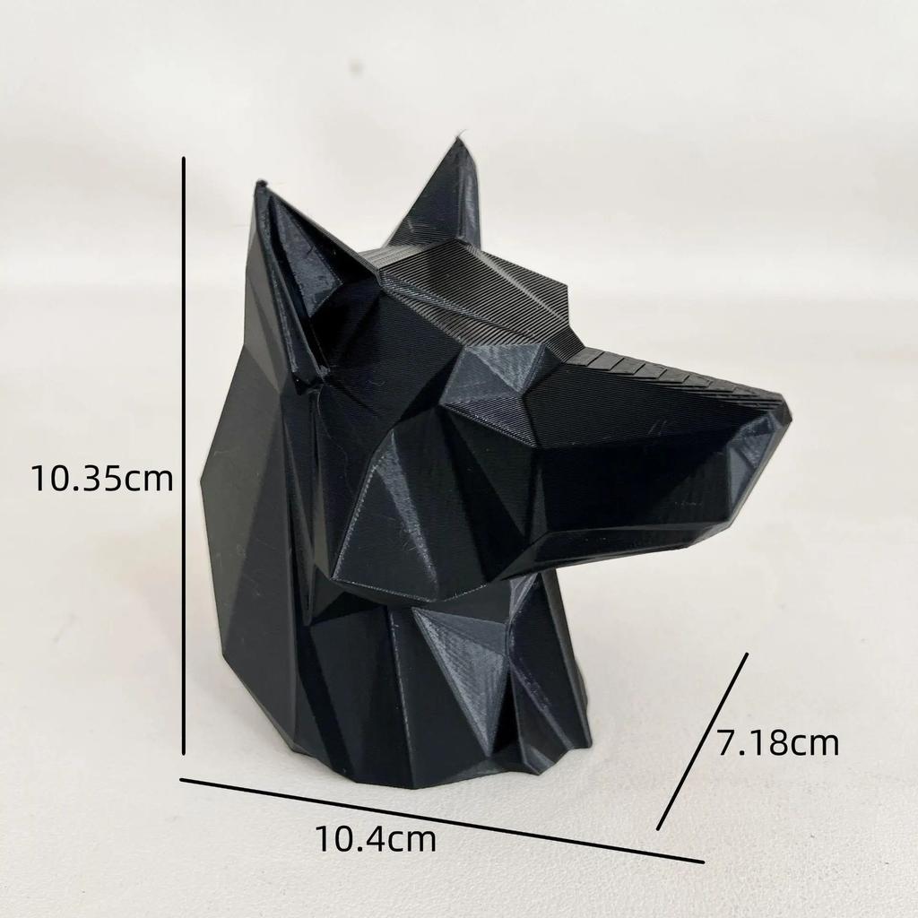 Kryt Tvaru Vlka Pro Tažné Zařízení 3D Tištěný Kryt Koule Tažného Zařízení Dekorace Tažného Zařízení Zabraňuje Rezivění Přijímače