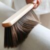 Natural Wood Bristles Soft Bristle Bed Brush Anti Static Multi Surface Cleaning Brush for Bed Sofa Dusting Brush Kitchen Eco Fri