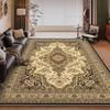 Vintage Light Luxury Living Room Carpet Persia Machine Washable Decoration Coffee Tables Bedroom Rug Plush Mat