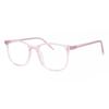 Full Rim Square Transparent Purple Smartbuy Collection Leonidas Cp124d Fashion Unisex Eyeglasses
