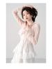 Women's Lightweight Lace-Up Sun Protection Jacket with Ruffle Shawl