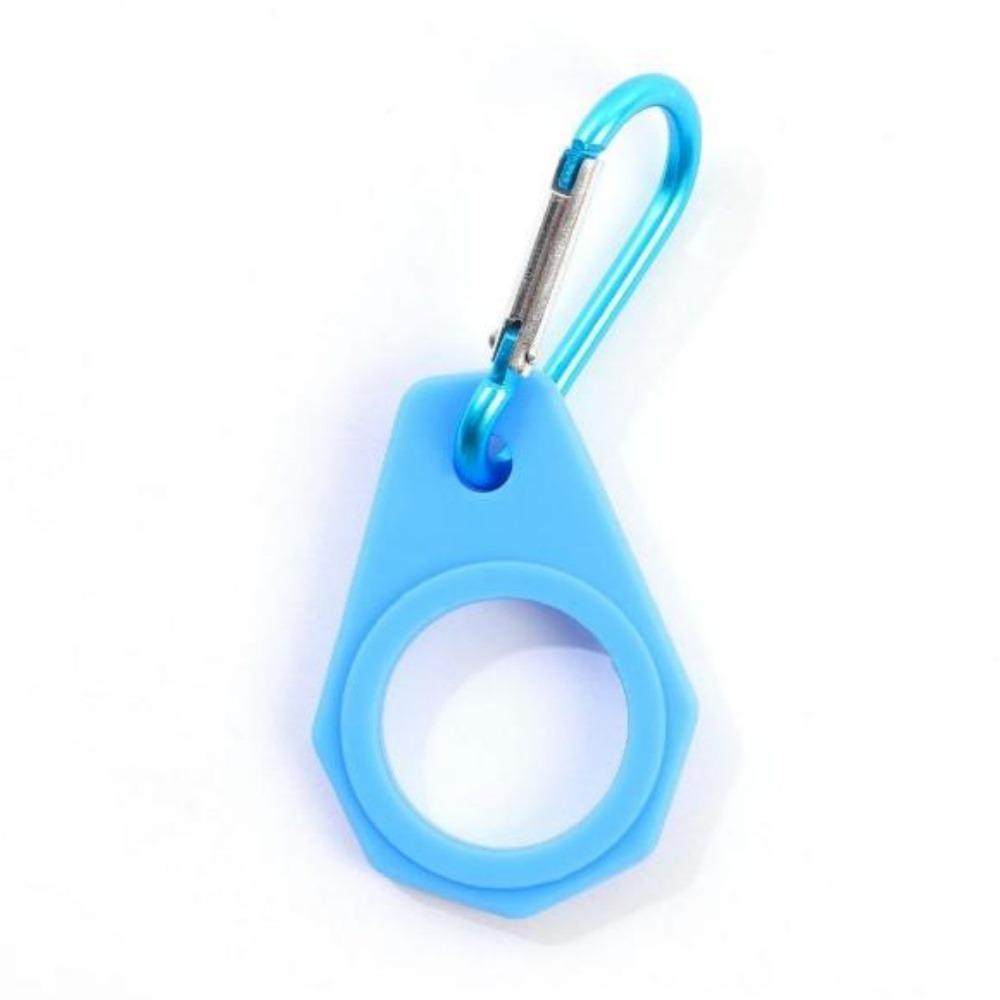 High Quality Aluminum Sports Outdoor Kettle Buckle 7 Colors 4*9cm Water Bottle Holder Accessories Carabiner Hook Camping Hiking