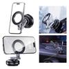Foldable Car Phone Bracket Magnetic Stand 360 Degree Rotation Adjustable with Double Suction Technology for Easy Viewing
