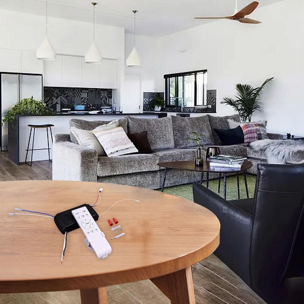 Fan Speed Controller Ceiling Fan Remote Control Indoor Use High-Quality PC Material Versatile Speed Control Customizable Airflow