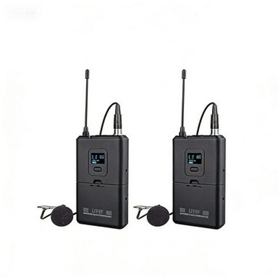 Wireless Lavalier Microphone Set: One-to-Four Configuration, In Stock