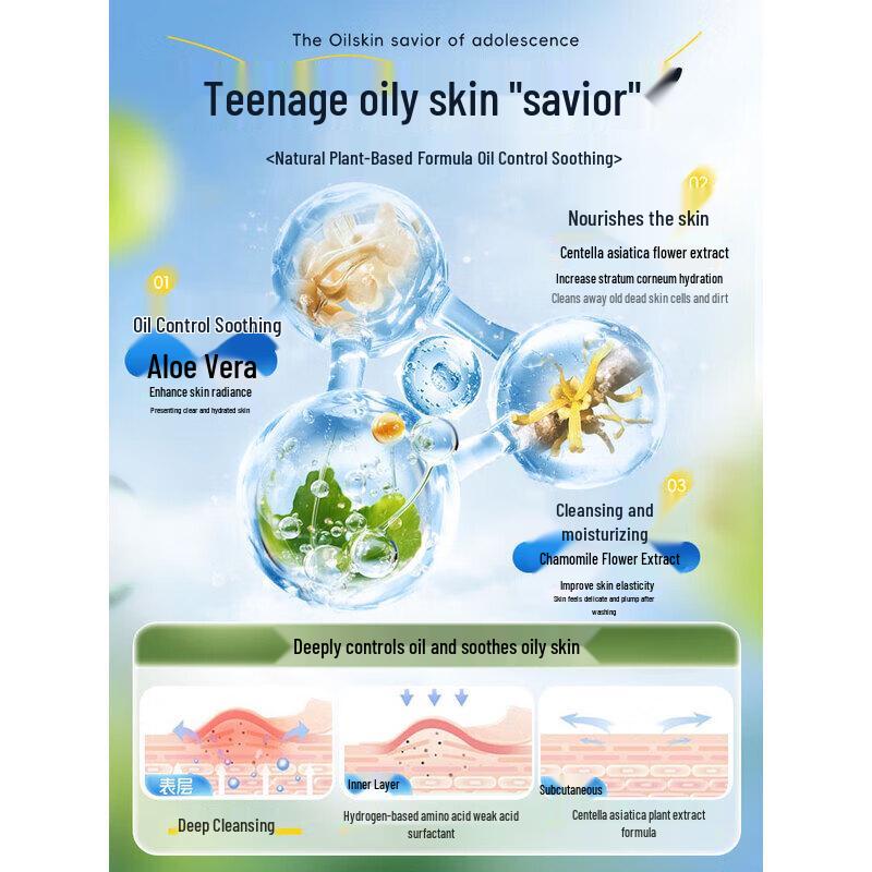 DAGO Cica Deep Cleansing & Moisturizing Facial Cleanser