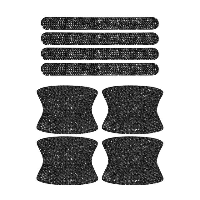 Diamond Door Handle Stickers Anti-scratch And Anti-collision Decorative Stickers Glittering And Dazzling Protecting Bodywork