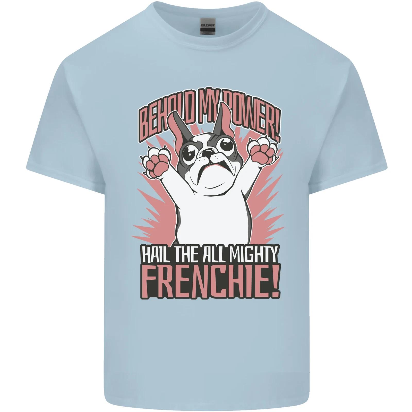 Hail the All Mighty Frenchie French Bulldog Dog Kids T-Shirt Childrens L