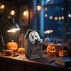 Halloween Scary Animated Toys (4 Styles) - Sound-Activated Moving Eyes, Light-Up & Spooky Sounds, 3xAA Battery Operated For Haunted House, Party Decor