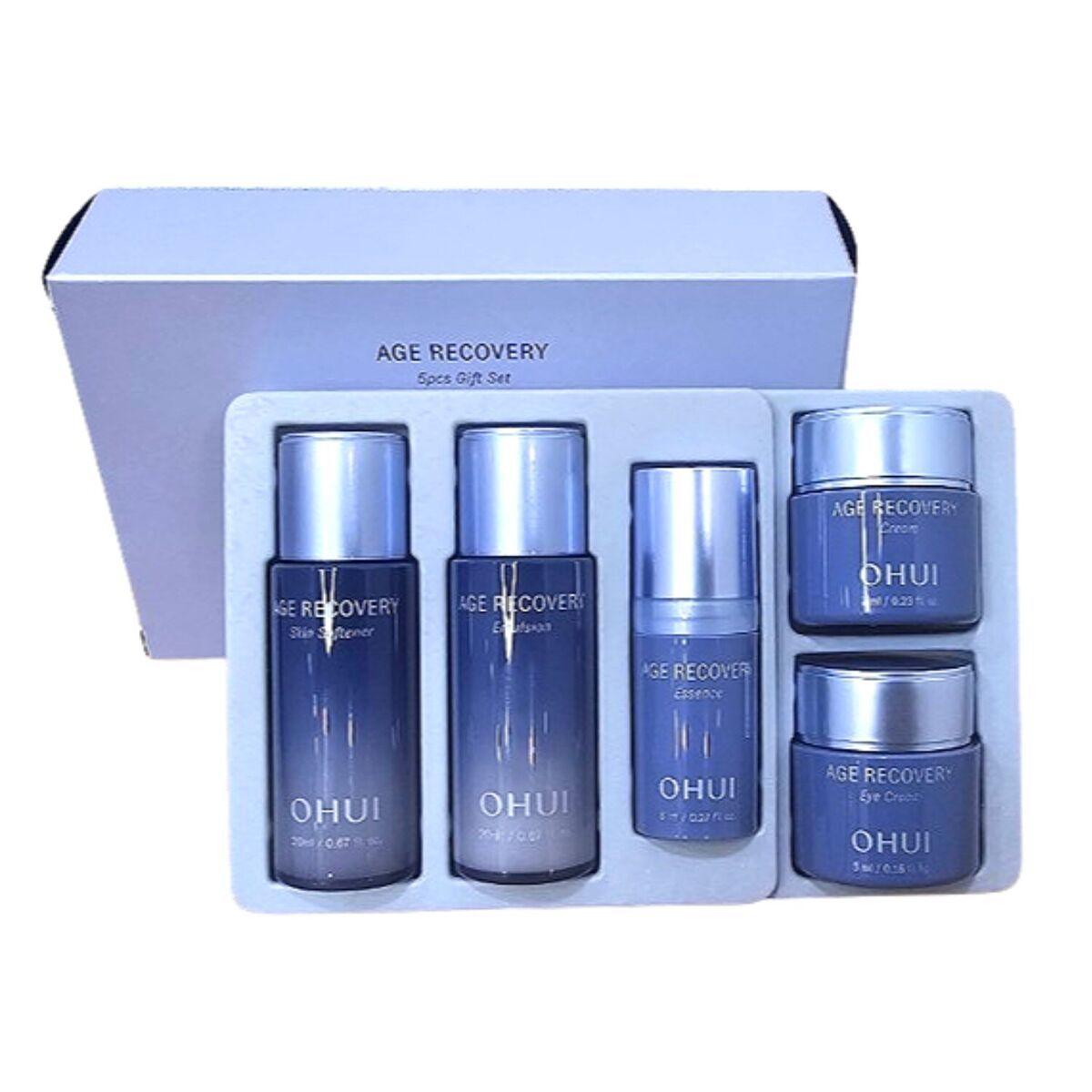 

O HUI Age Recovery 5pcs Gift Set (5 items), Anti-Aging, Moisturizing, Korean Cosmetics, Kbeauty, sample