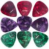 kwmobile Triangle Guitar Picks, 3 Assorted Gauges & Colors, 9-Pack