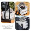 Compact Pet Car Console Bed for Small Dogs and Cats