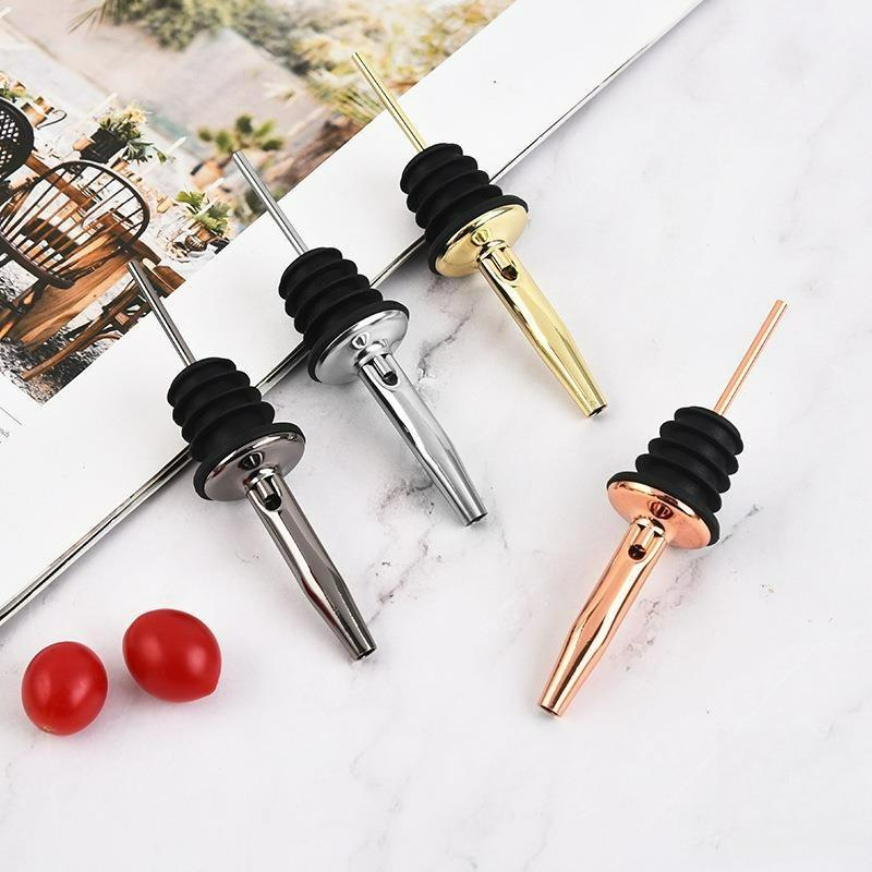 Stainless Steel Wine Pour, Wine Nozzle, Wine Dispenser, Imitation Gold, Silver Black, Bartending Tool