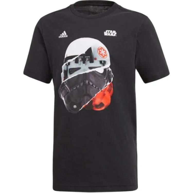 Adidas x XINGQIUDAZHAN,LIANMINGKUAN T Shirt STAR WARS Black Teenagers CE5385 140