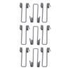 9Pcs Double Coil Torsion Spring Stainless Steel Heavy Duty 2 Coils for Fan Base Lighting Fixture Accessories Steel Spring