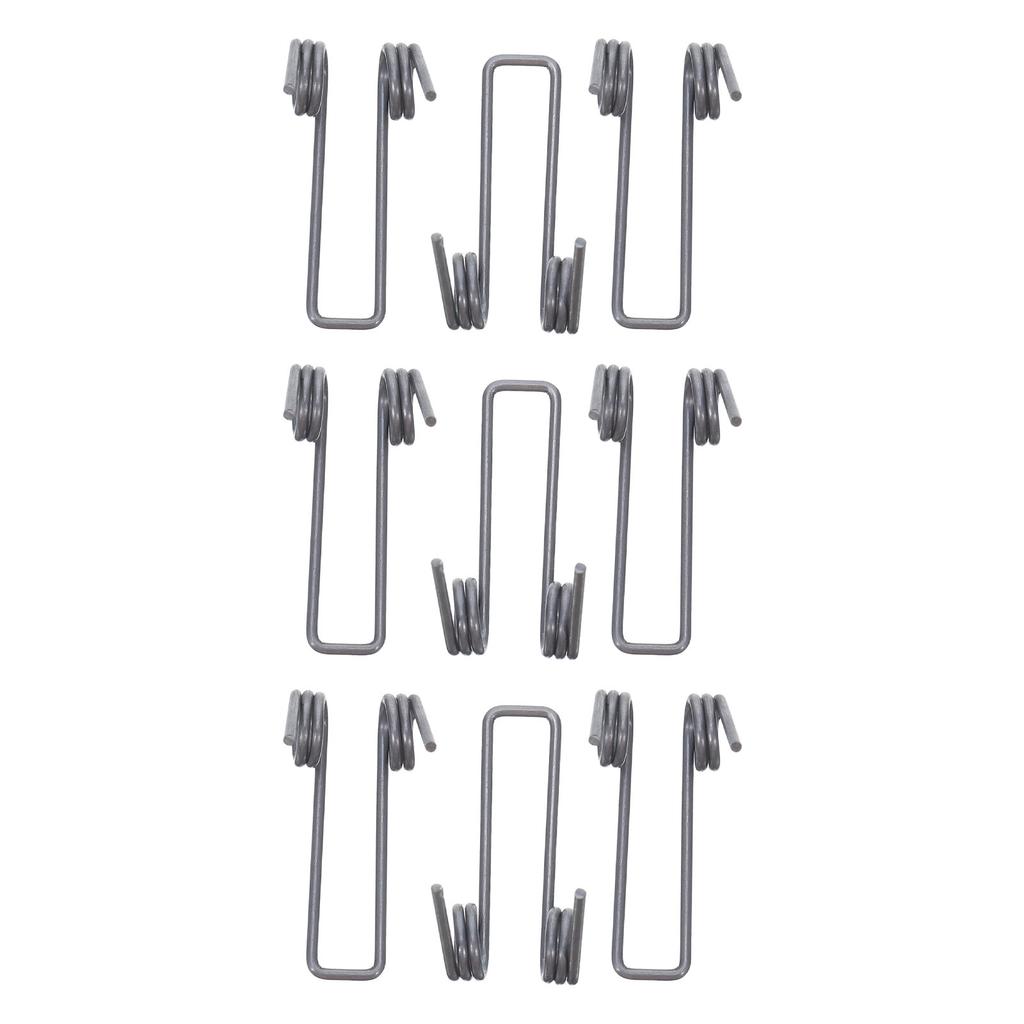 9Pcs Double Coil Torsion Spring Stainless Steel Heavy Duty 2 Coils for Fan Base Lighting Fixture Accessories Steel Spring