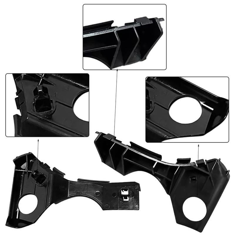 Pair Left Right Front Bumper Bracket Beam Mount Support for Toyota Corolla (E12) Sedan / Estate 2002 2003 2004 2005 2006 2007