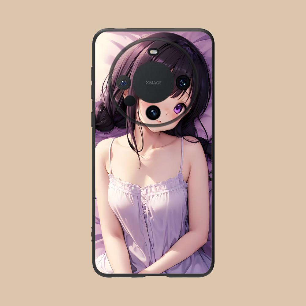 Hyouka Chitanda Matte TPU Mobile Phone Case for Huawei Mate 60 50 40 30 20 10 Pro Plus Lite E 5G Colorful Printing Cover