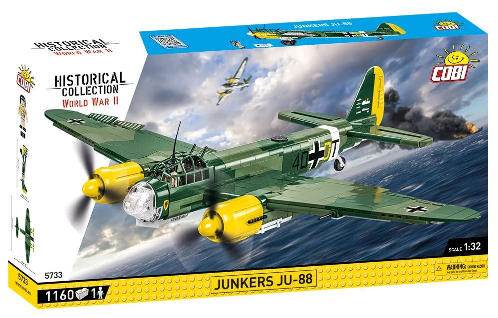 

Историческая коллекция Cobi #5733 Junkers JU-88 (Немецкая армия) 132 масштаб