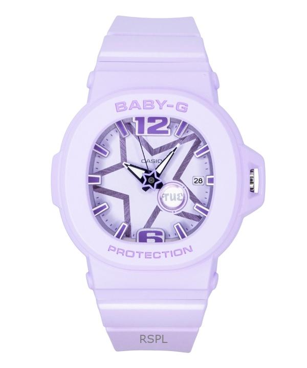 

Casio Baby-G Аналоговые Кварцевые Женские Часы с Фиолетовым Циферблатом и Ремешком из Смолы BGA-10D-6A 100M фиолетовый
