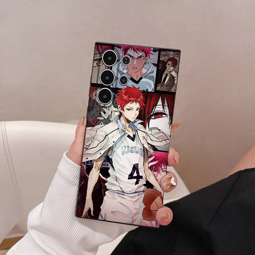 Anime Kuroko no Basuke Phone Case For Samsung Galaxy S25 S24 S22 S23 Ultra S21 S20 Plus 5G Frosted Non-Slip Full Cover Soft Case